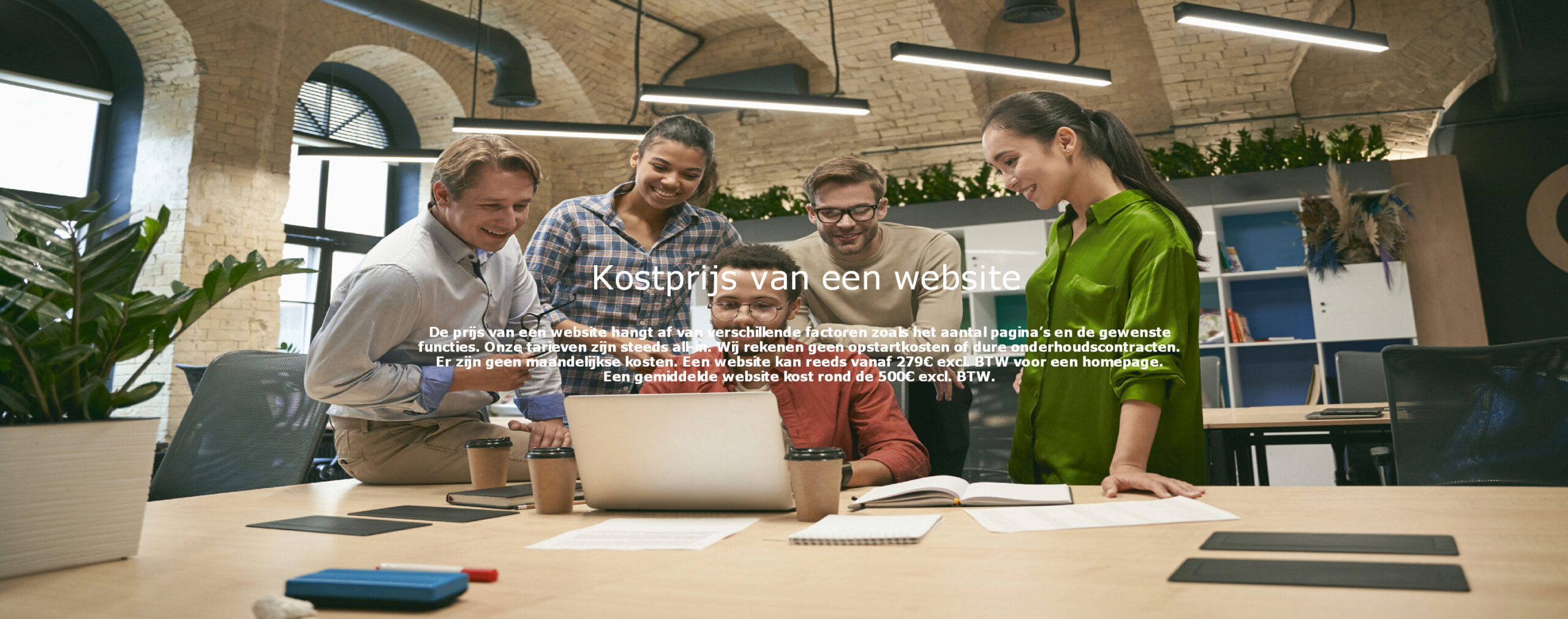kostprijs van een website